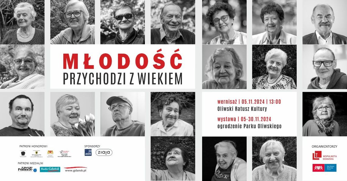 „Młodość przychodzi z wiekiem”. Wystawa na ogrodzeniu parku