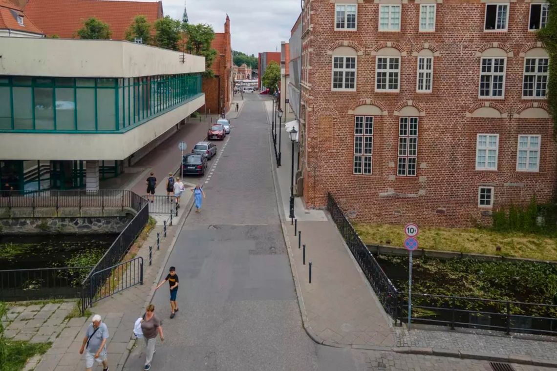 Most na ul. Elżbietańskiej w Gdańsku do remontu