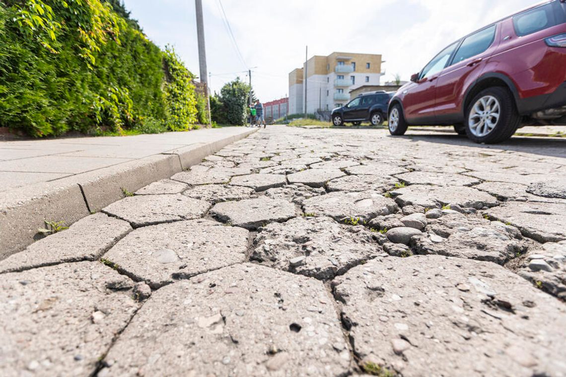 Na Stogach w Gdańsku trwa przebudowa ulic Skiby i Ugory ulica Ugory w Gdańsku