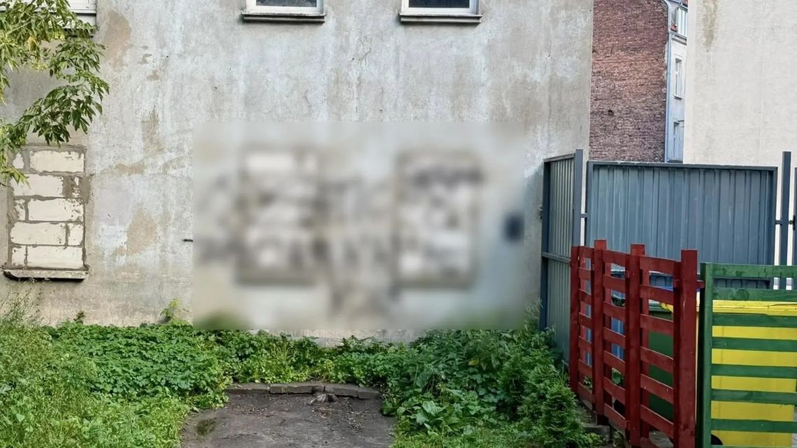 Nazistowskie symbole na garażu i uszkodzone Audi. Policja zatrzymała 15-latka Nazistowskie symbole na garażu i uszkodzone Audi. Policja zatrzymała 15-latka