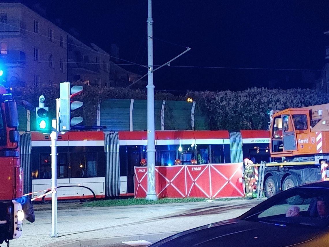 śmiertelny wypadek na pętli tramwajowej Łostowice-Świętokrzyska w Gdańsku w październiku 2024 roku