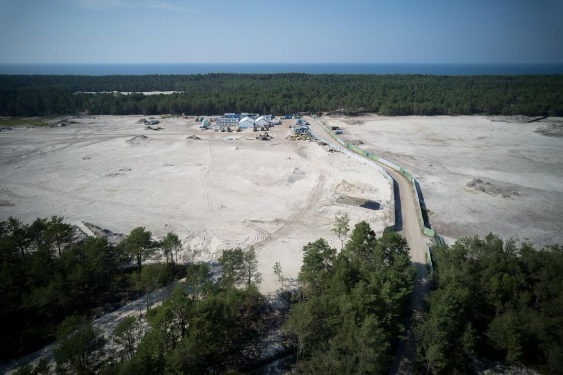 plac pod budowę pierwszej polskiej elektrowni jądrowej w gminie Choczewo