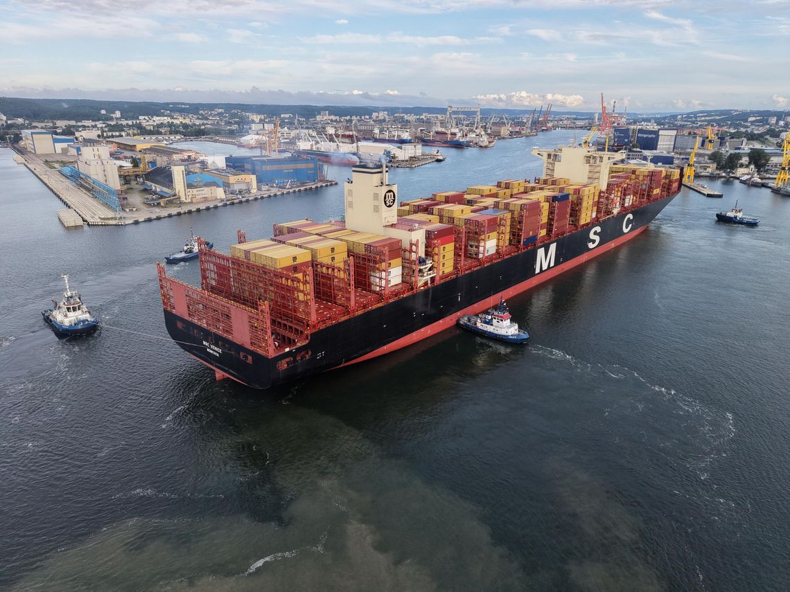 Nie tylko kontenery. Co napędza dziś Port Gdynia? MSC Venice, Port Gdynia, Gdynia 2026