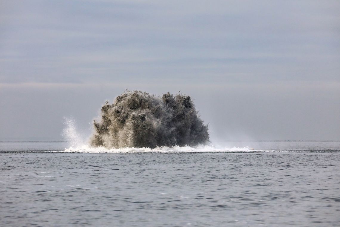 detonacja niewybuchów, Zatoka Gdańska