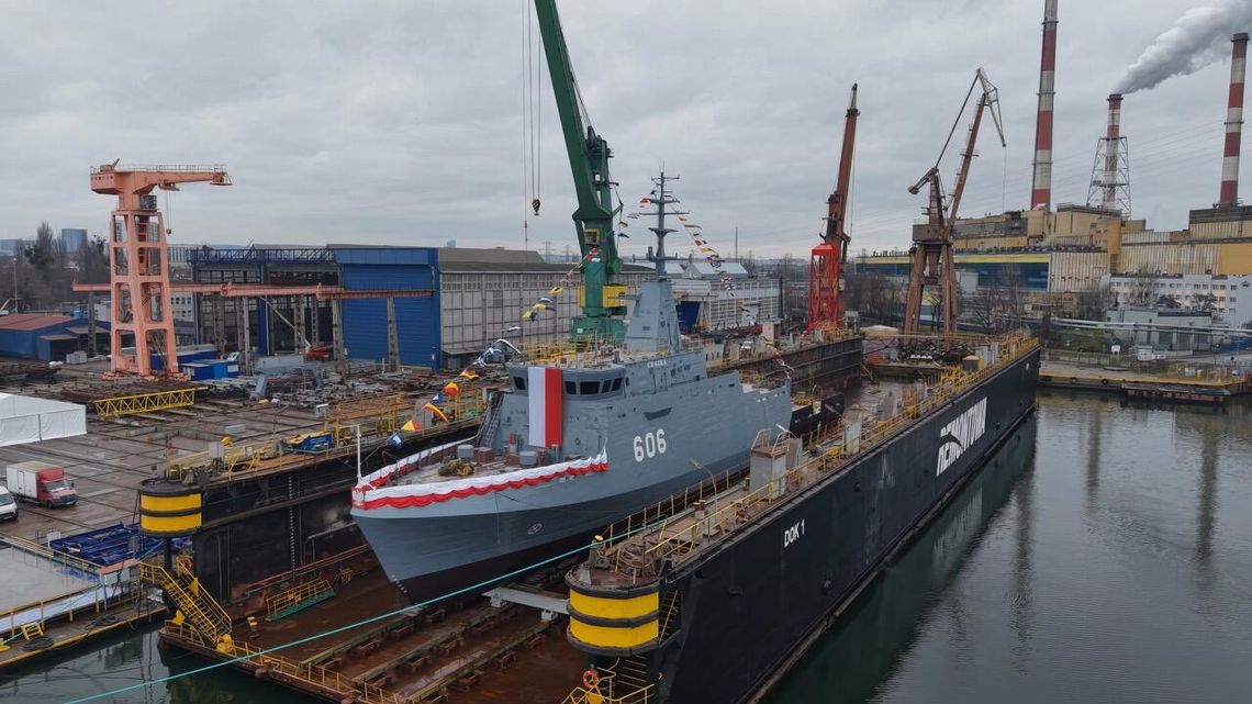 wodowanie i chrzest niszczyciela min „Czajka”, Gdańsk 2025