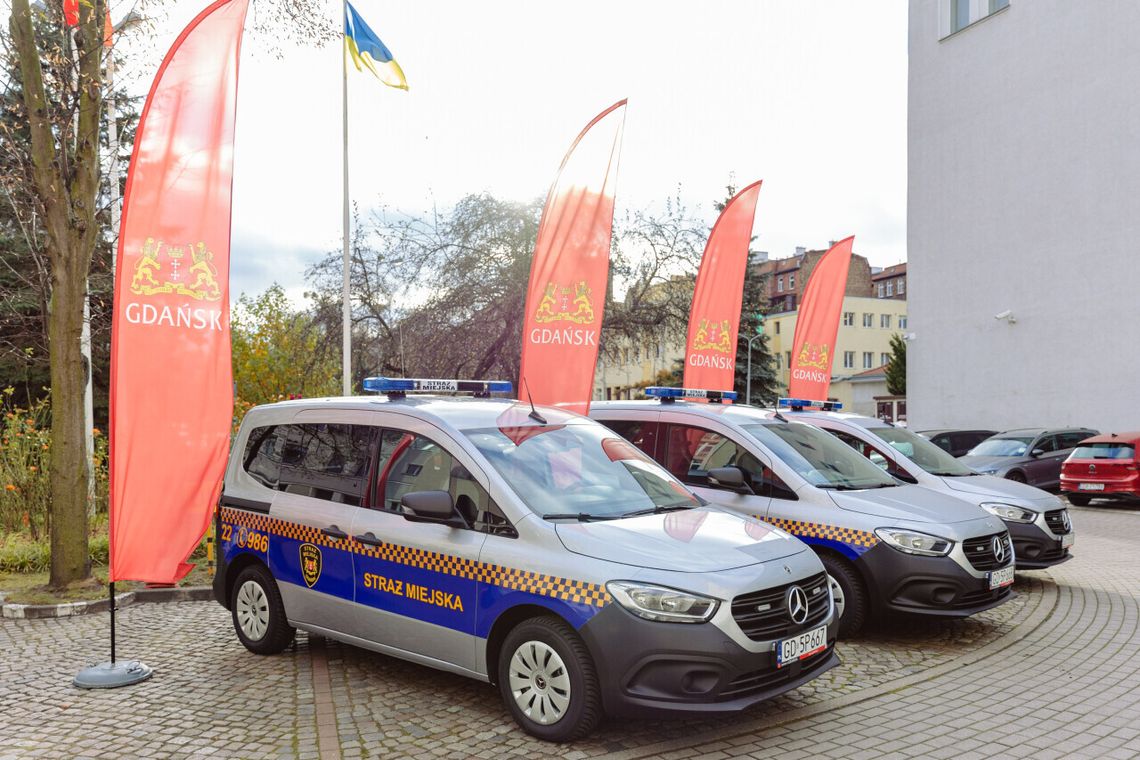 nowe samochody, straż miejska, Gdańsk 2024