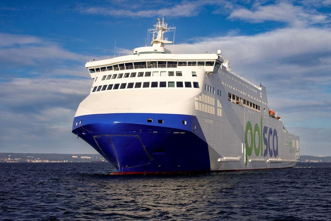 prom Jantar Unity na próbach morskich