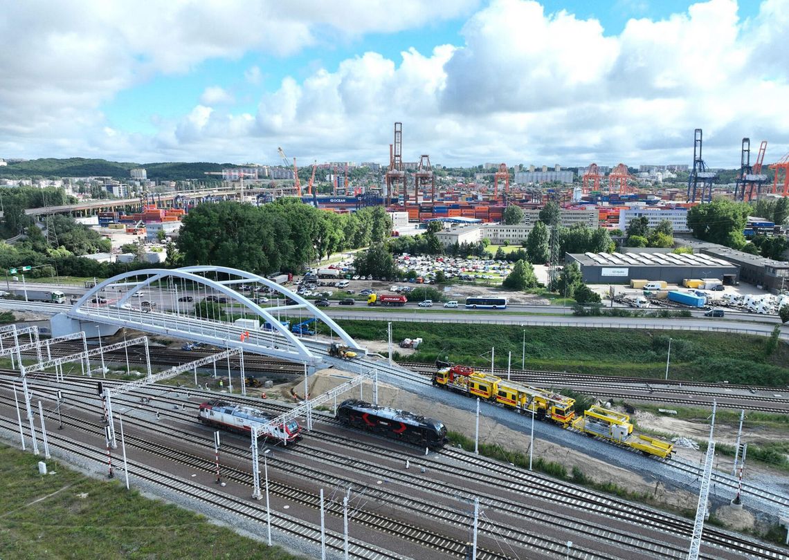 Nowy wiadukt kolejowy do portu w Gdyni. Zapewni sprawniejszy transport towarów nowy wiadukt kolejowy do Portu Gdynia