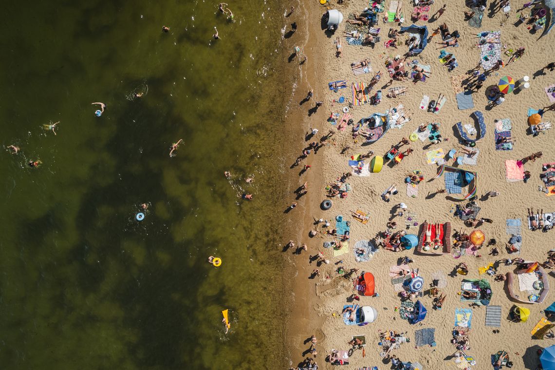 plaża w Gdańsku Brzeźnie