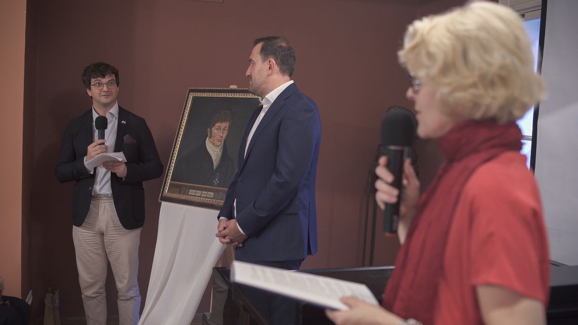 Odsłonięto stuletni portret Jana Jerzego Haffnera