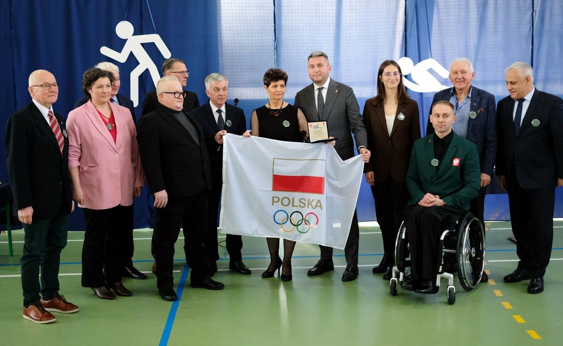 Olimpijczycy w szkole w Rytlu