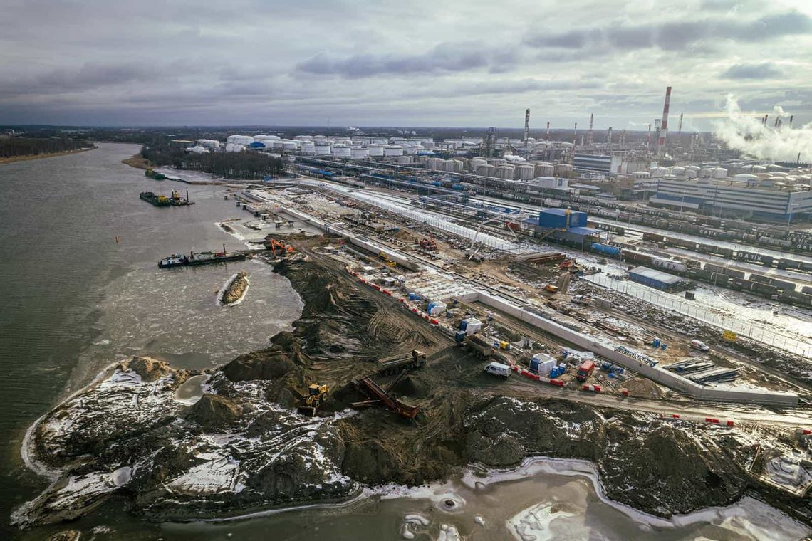 Orlen buduje terminal przeładunkowy na Martwej Wiśle