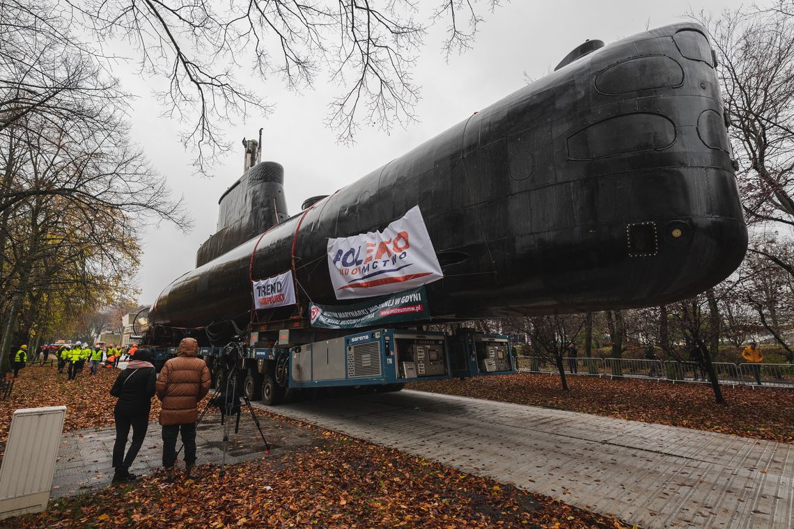ORP Sokół dotarł już do Muzeum Marynarki Wojennej