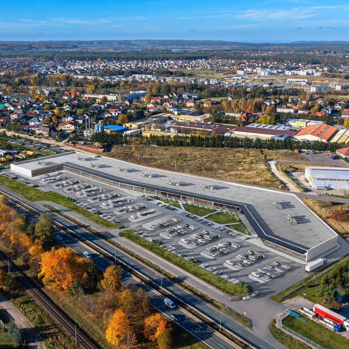 Park Kaszuby w Wejherowie coraz bliżej. Podpisano umowę Park Kaszuby, Wejherowo, wizualizacja