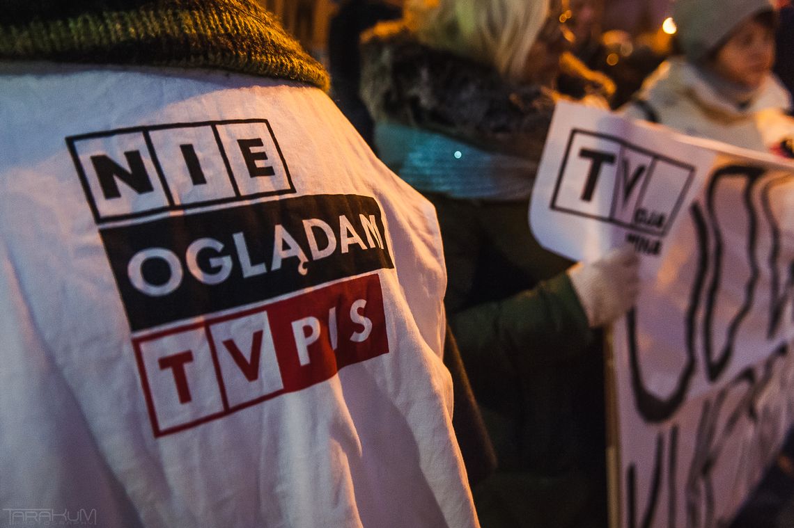 Żądamy zmian w TVP. Protest w Gdańsku