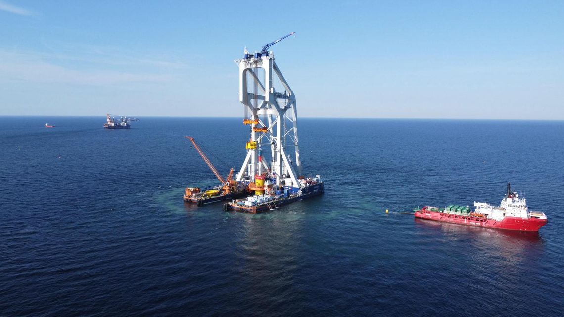 PGE i Ørsted rozpoczęły instalację fundamentów dla morskiej farmy wiatrowej Baltica 2 instalacja fundamentów, Baltica 2