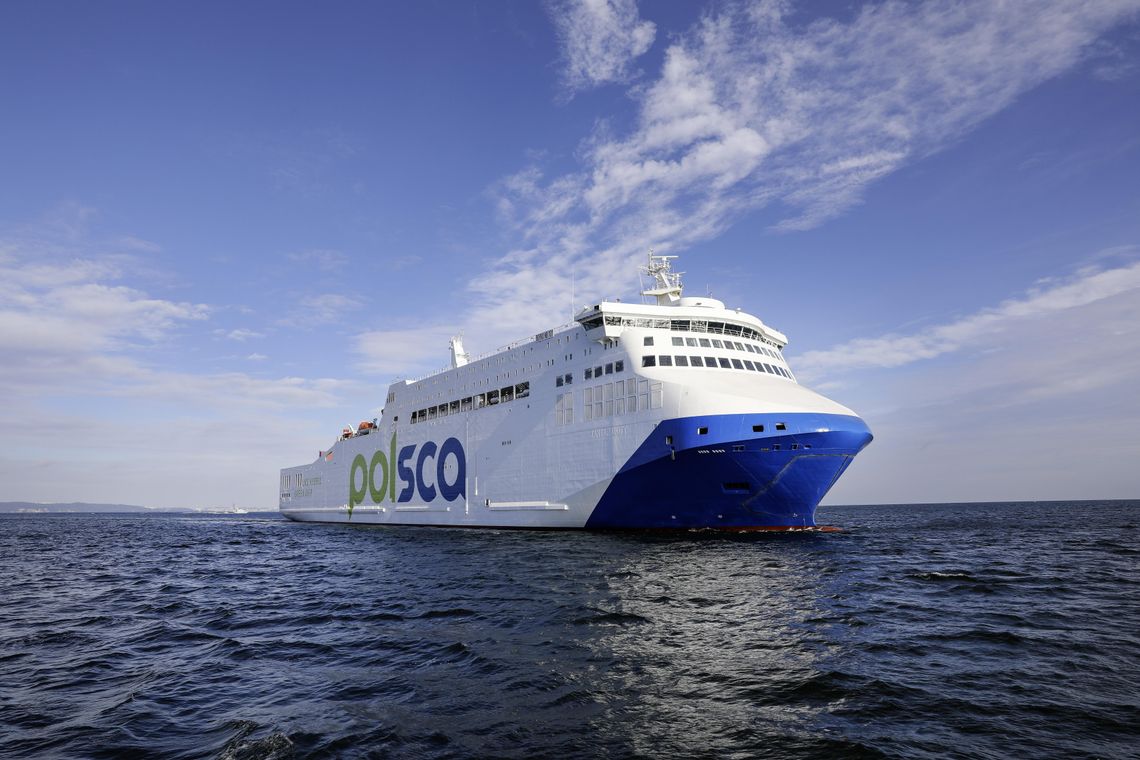 Pierwszy nowy polski prom Ro-Pax wypłynął na morze Pierwszy nowy polski prom Ro-Pax wypłynął na morze