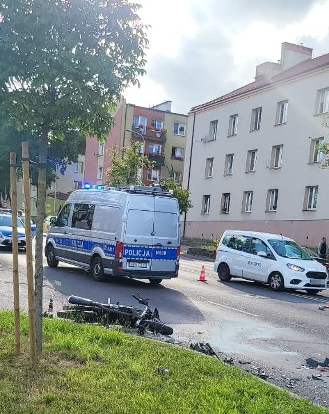 Wypadek w Słupsku z udziałem nietrzeźwego 36-latka