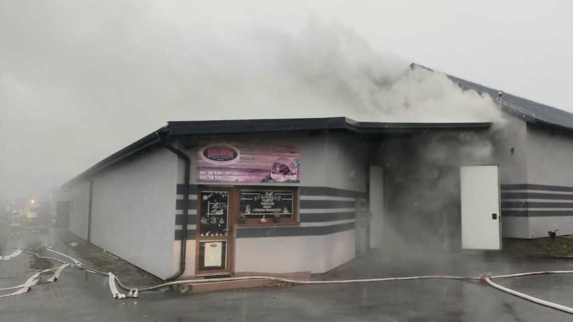 Po pożarze wędzarni w Dalwinie. Właściciele dziękują za wsparcie