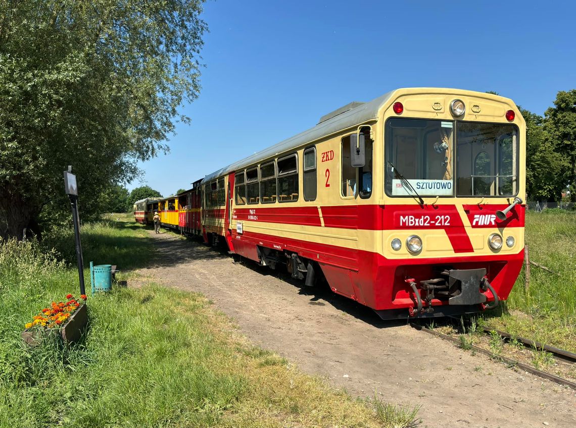Żuławska Kolej Dojazdowa przywraca kursy po ulewach. Na razie tylko na Mierzei Wiślanej