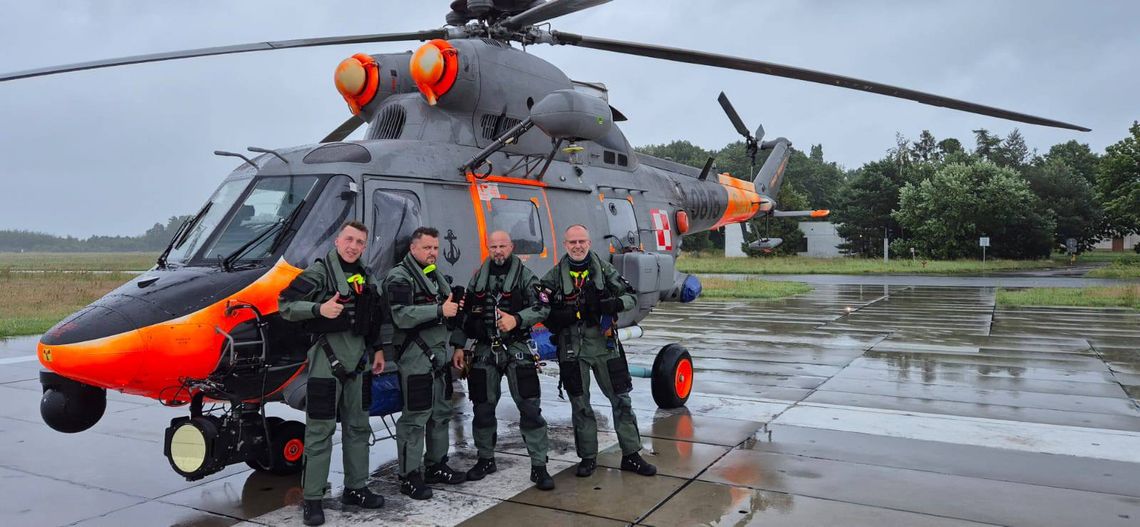 Ratownicza akcja śmigłowca Marynarki Wojennej – ewakuacja pasażera z wycieczkowca