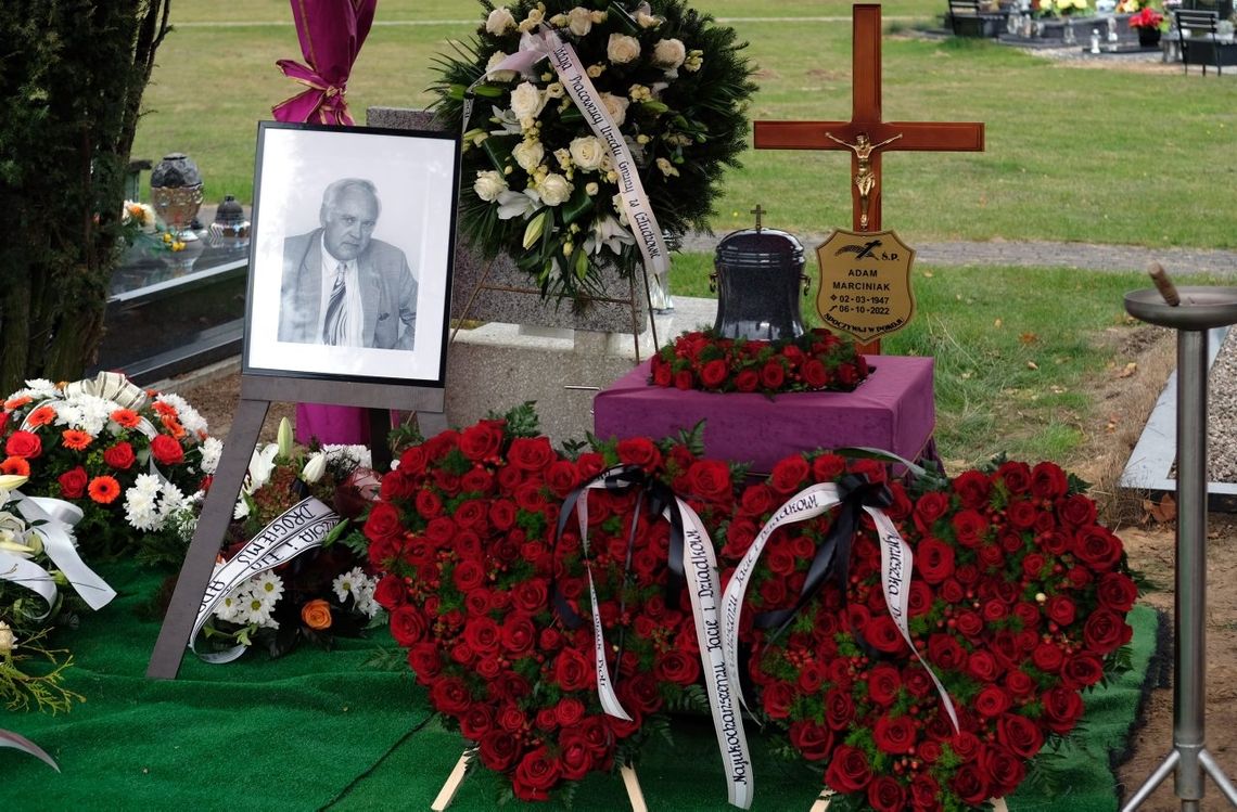 Pogrzeb Adama Marciniaka, wieloletniego wójta gminy Człuchów