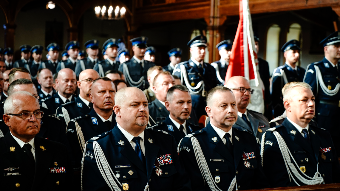 Policjanci z Pomorza świętowali na zamku w Bytowie