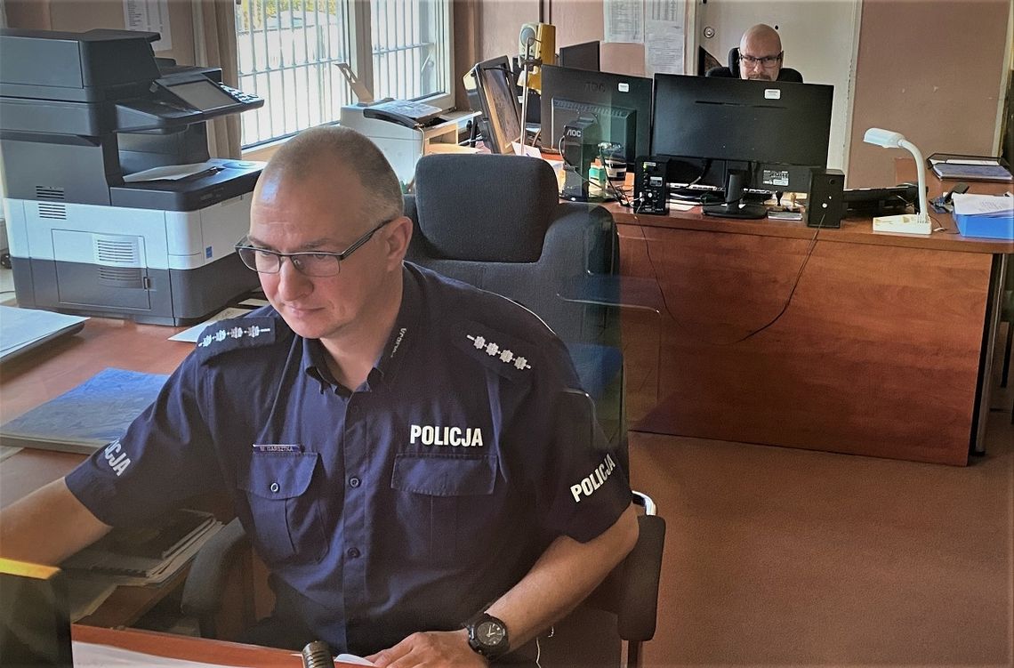 oficerowie dyżurni tczewskiej policji