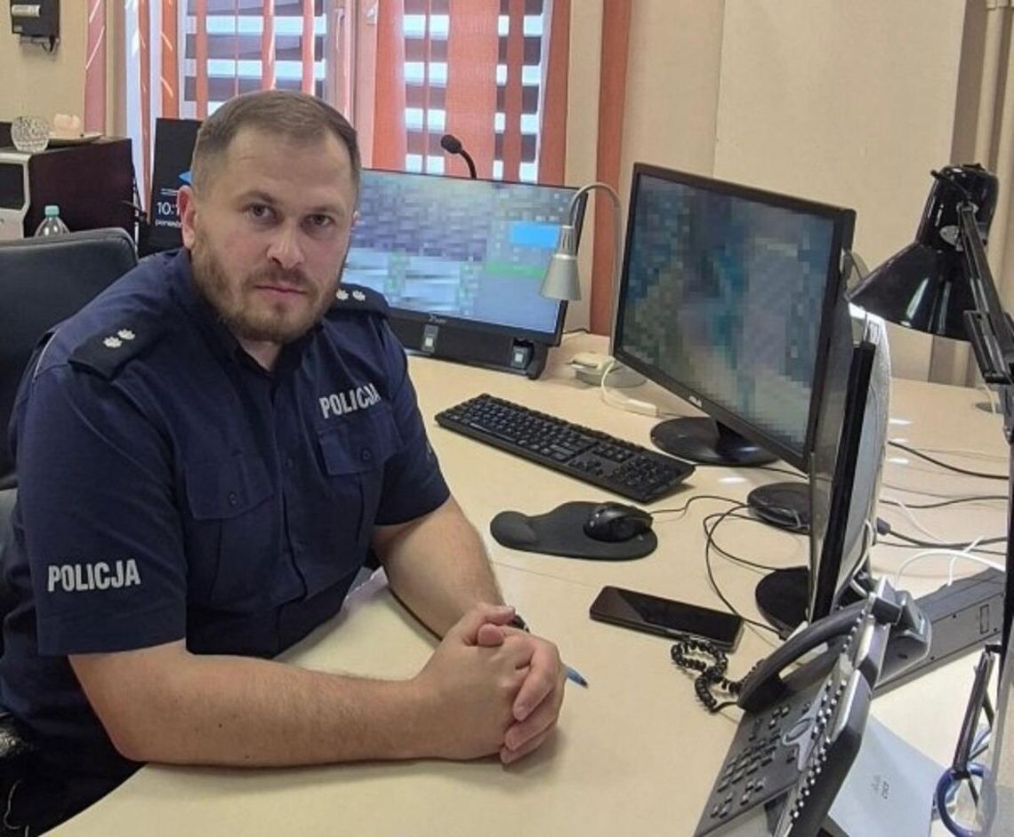 Podkom. Tomasz Jaroszewicz, oszustwo na "lekarza"