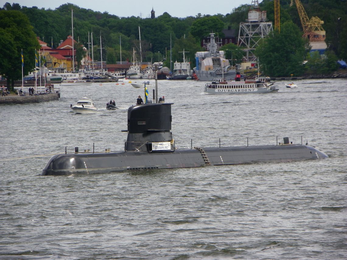 Polscy marynarze szkolą się na szwedzkim okręcie podwodnym HMS Södermanland