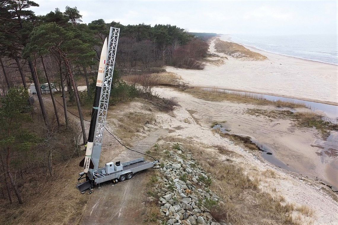 Polska rakieta Perun wystartowała z poligonu w Ustce!