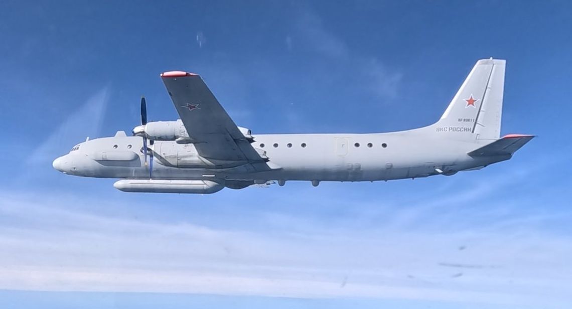 Polskie myśliwce przechwyciły rosyjski samolot nad Bałtykiem rosyjski samolot rozpoznawczy Ił-20