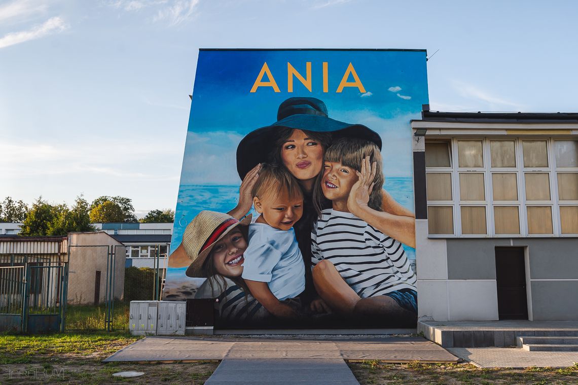 „Ania”. Mural w Gdyni