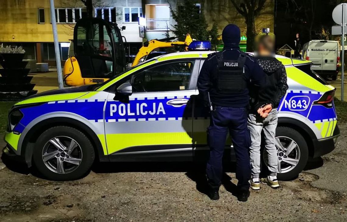 zatrzymanie pijanego kierowcy w Ustce