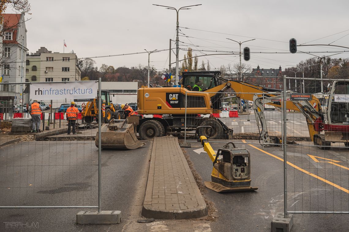Ponowne utrudnienia [nl] na skrzyżowaniu ulic Nowe Ogrody i 3 Maja