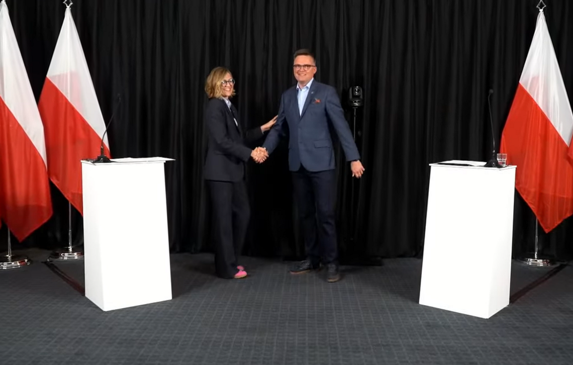 debata Magdalena Biejat-Szymon Hołownia w Gdyni
