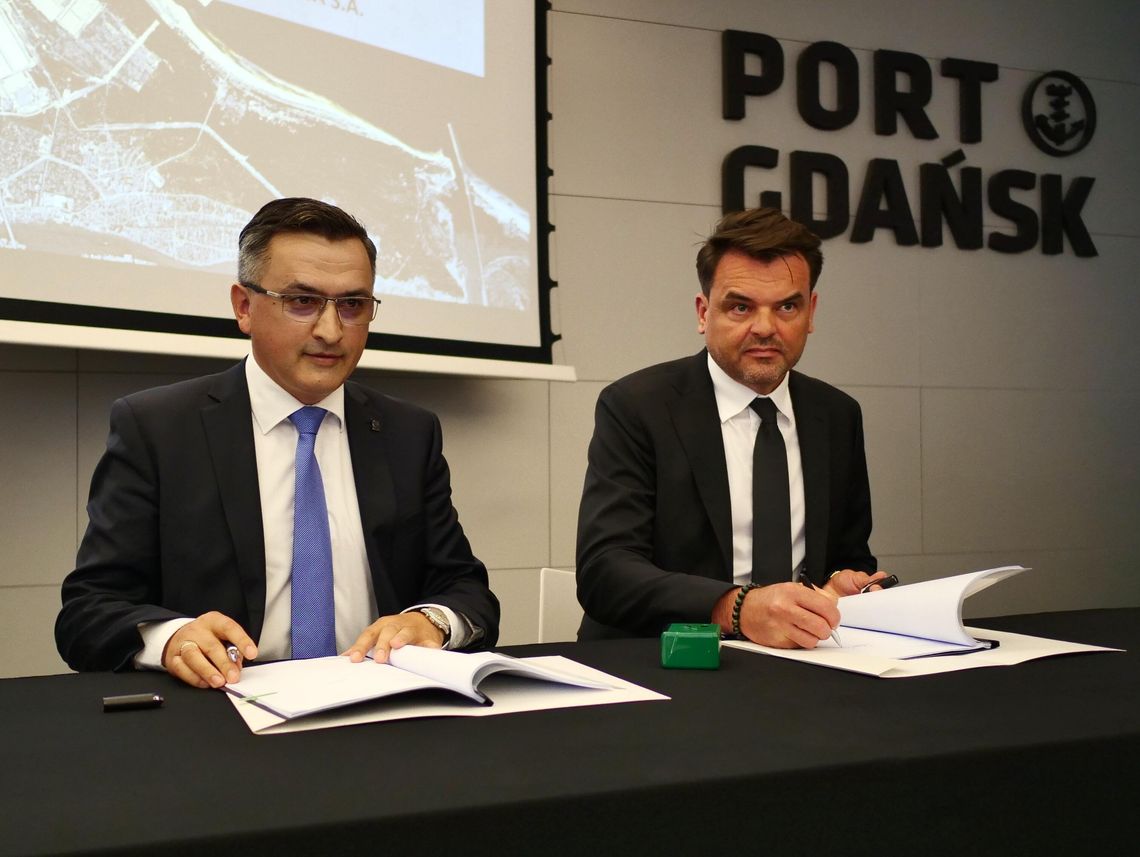 podpisanie umowy na budowę Gdańskiego Agro Terminalu w Porcie Gdańsk