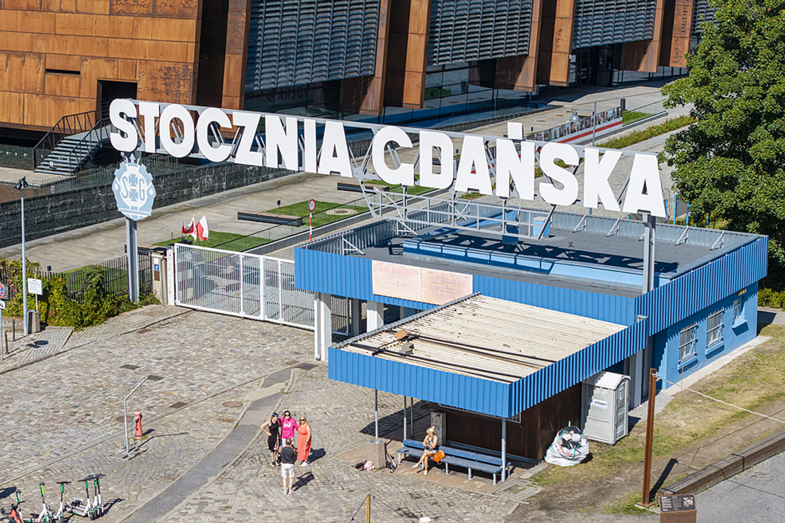Portiernia przy Bramie nr 2 Stoczni Gdańskiej wyremontowana Portiernia przy Bramie nr 2 Stoczni Gdańskiej wyremontowana