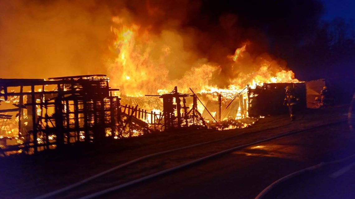 pożar drewnianych wiat, Czersk