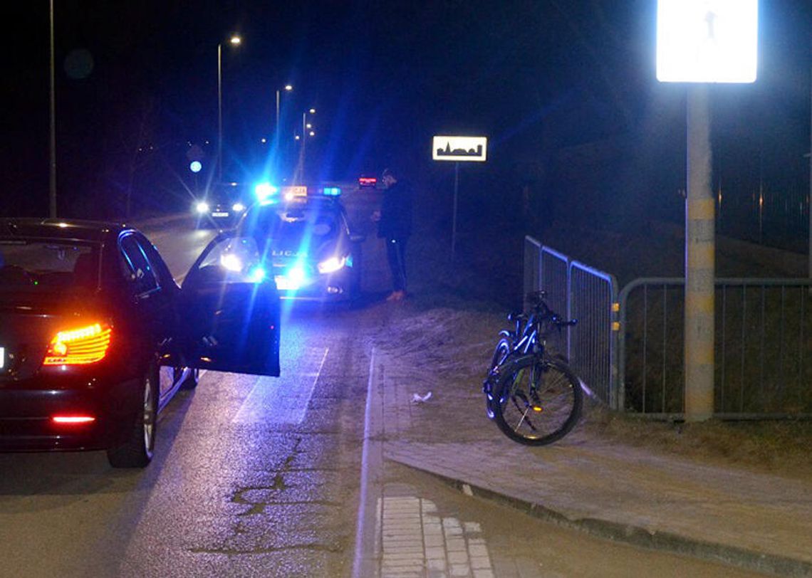 Potrącenie 13-letniego rowerzysty na ul. Wybickiego w Lublewie! potrącenie rowerzysty w Lublewie