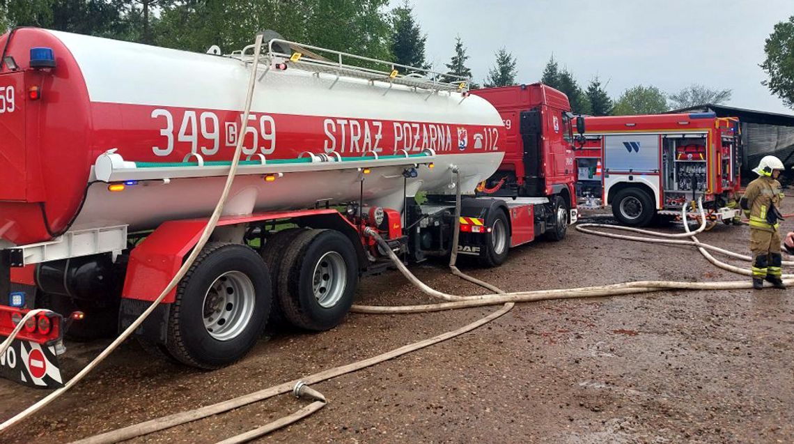 Pożar na terenie Zakładu Utylizacyjnego w Gdańsku!