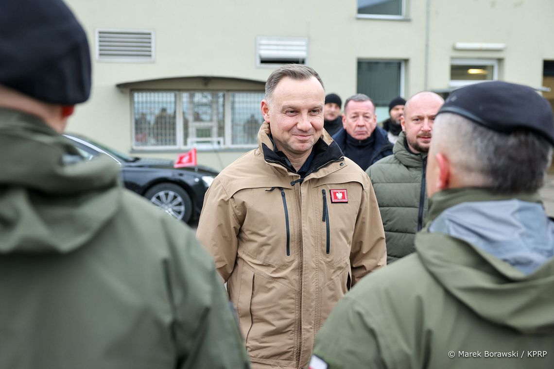 Prezydent Andrzej Duda odwiedził komandosów w Jednostce Wojskowej Formoza