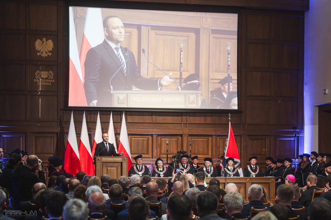 inauguracja roku akademickiego 2025/2026 na Politechnice Gdańskiej, Karol Nawrocki