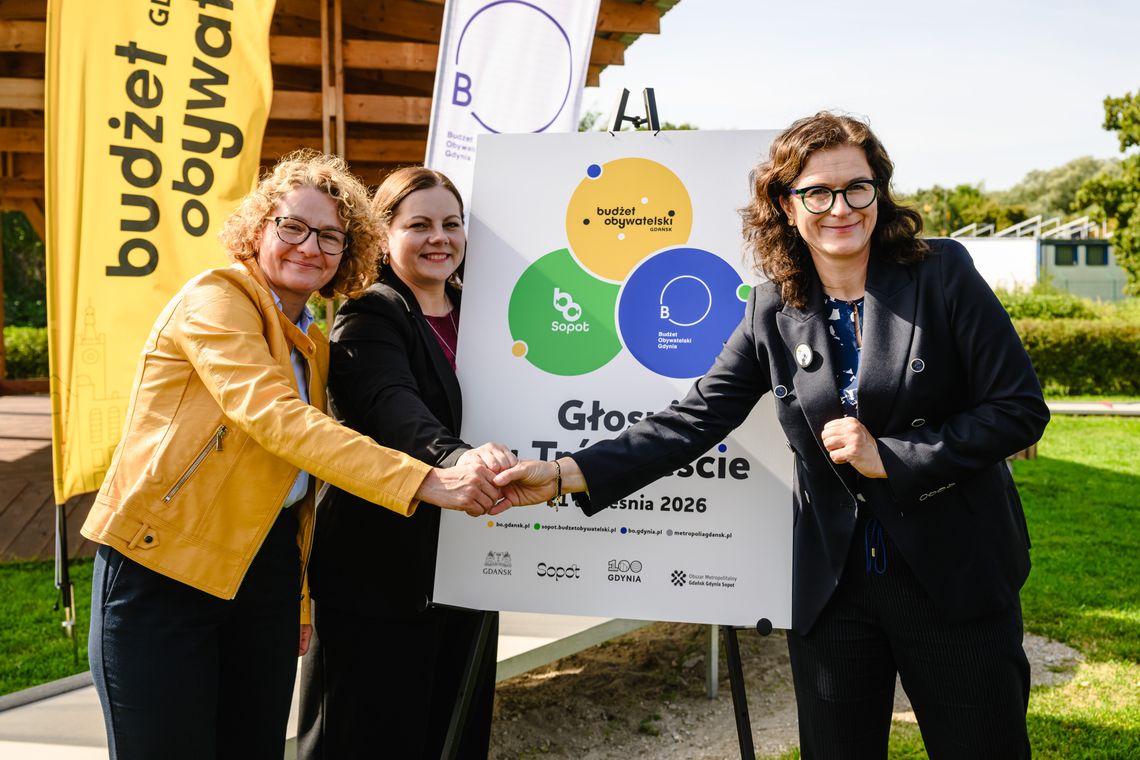 Prezydentki Gdańska, Gdyni i Sopotu zachęcają do głosowania w Budżecie Obywatelskim Prezydentki Gdańska, Gdyni i Sopotu zachęcają do głosowania w Budżecie Obywatelskim