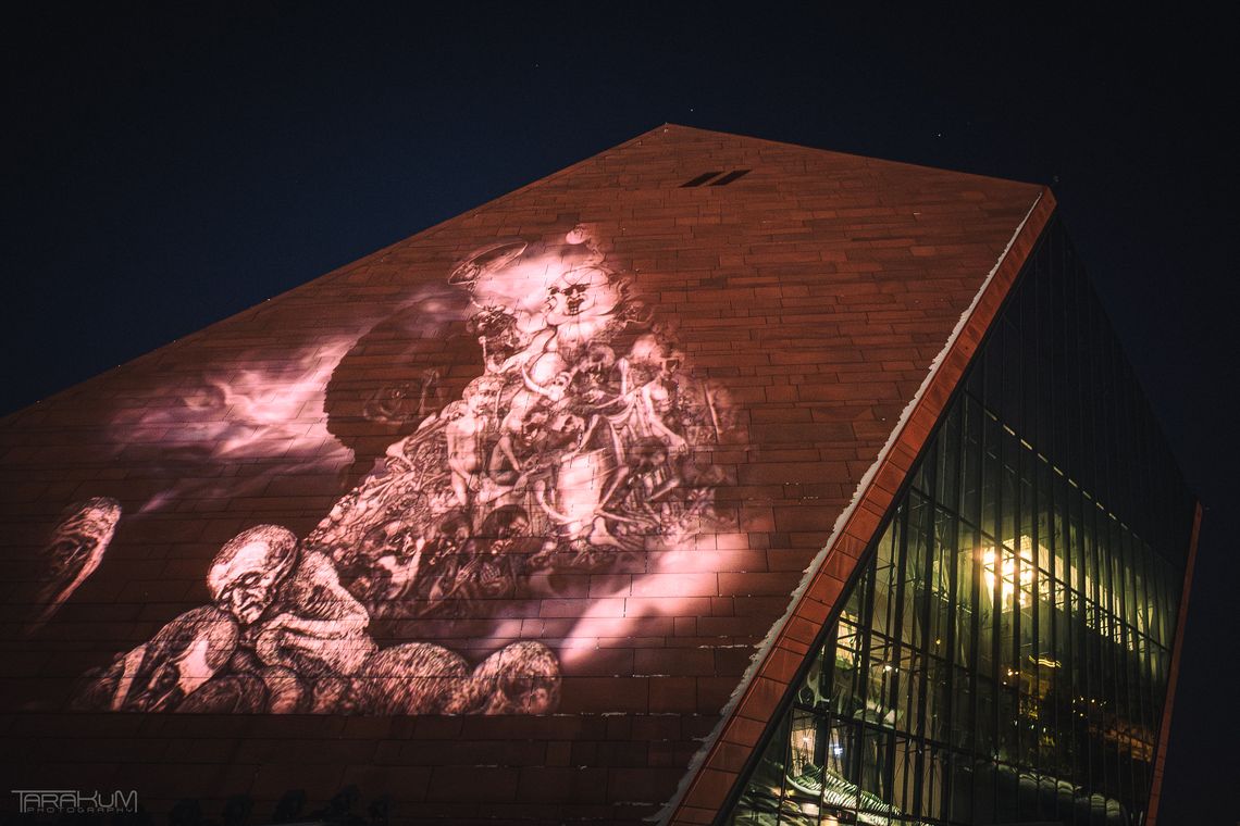 mapping dzieł Mariana Kołodzieja, Muzeum II Wojny Światowej, Gdańsk 2026