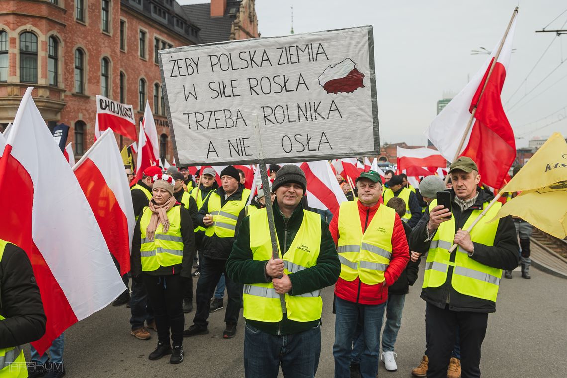 Protesty rolników, Pomorze