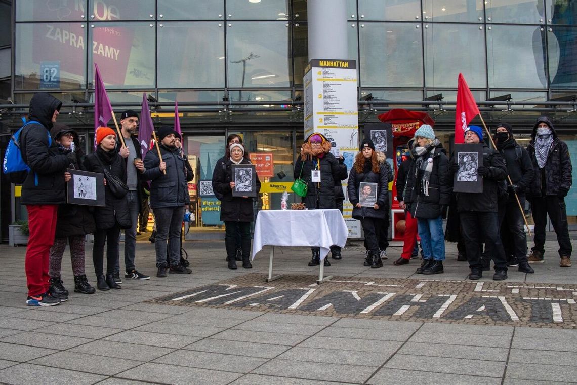 „Cicha noc”, protest Gdańsk 2024