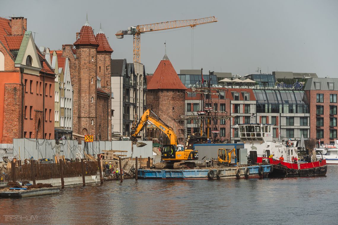 Długie Pobrzeże Gdańsk remont