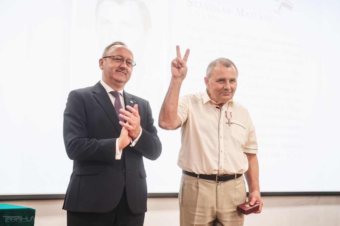 wręczenie wręczenie Krzyży Wolności i Solidarności 2025 w Gdańsku