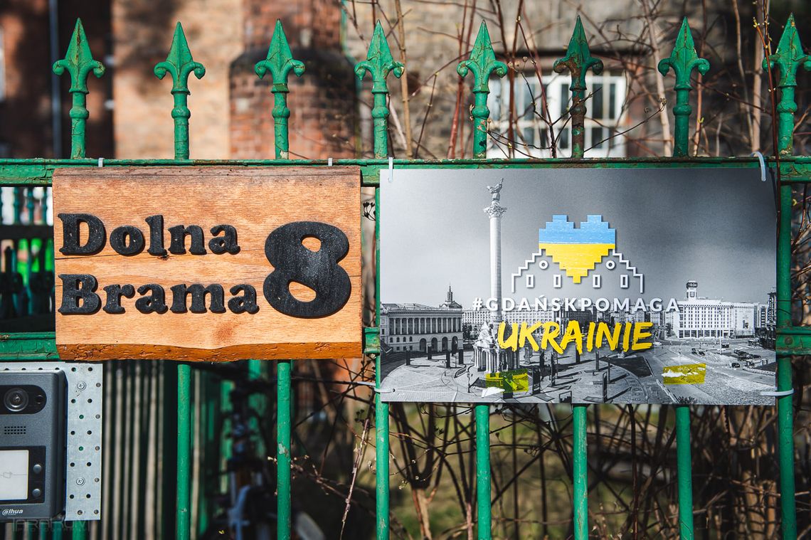 Dolna Brama 8 w Gdańsku, punkt pomocy uchodźcom z Ukrainy